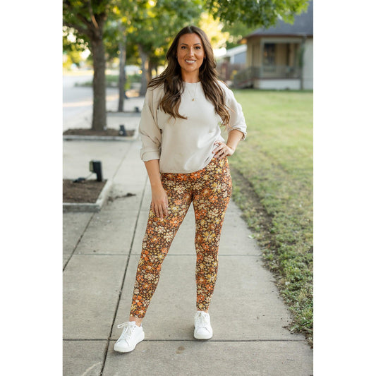 The Autumn - Fall Leaves Leggings*