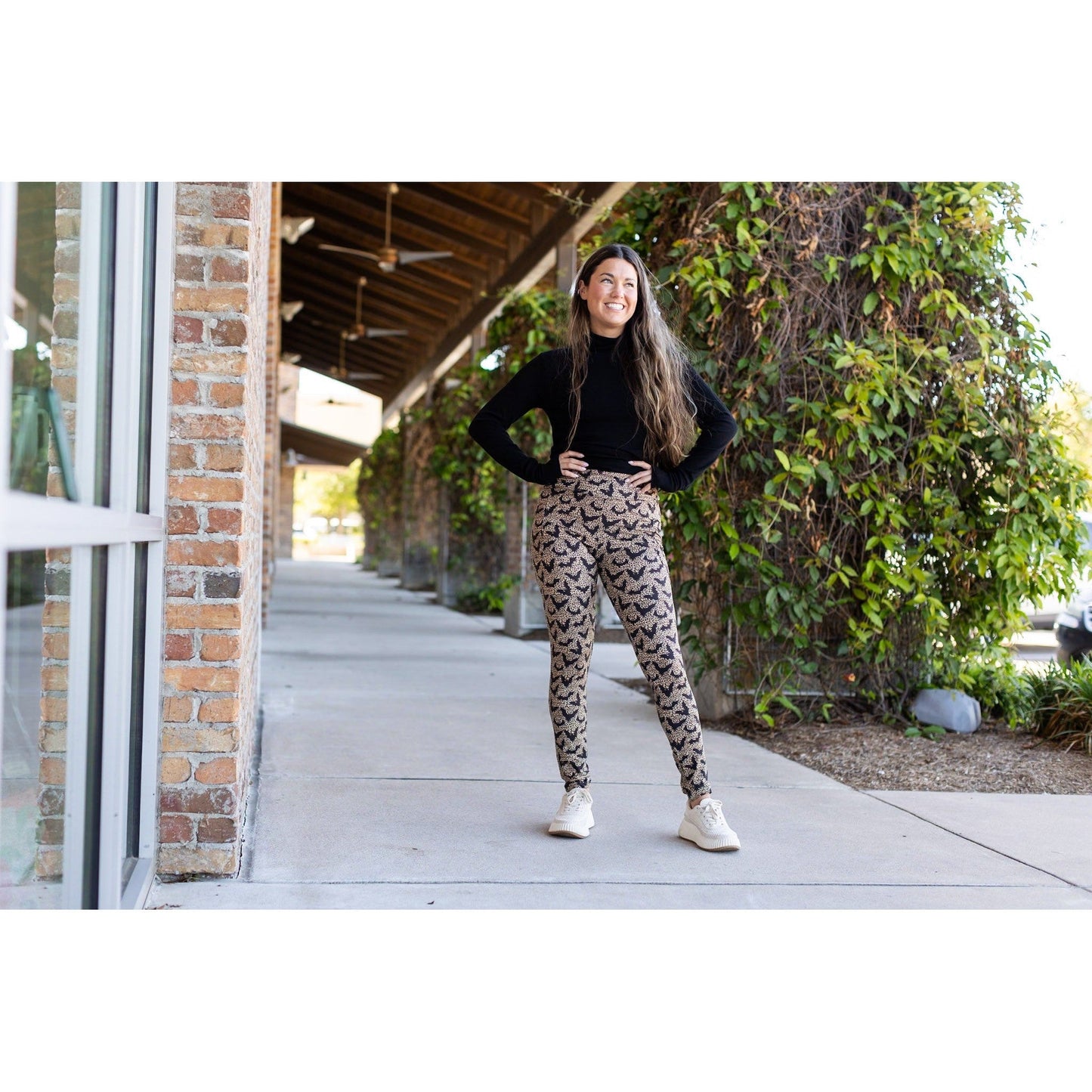 The Bianca - Leopard Bats Leggings *