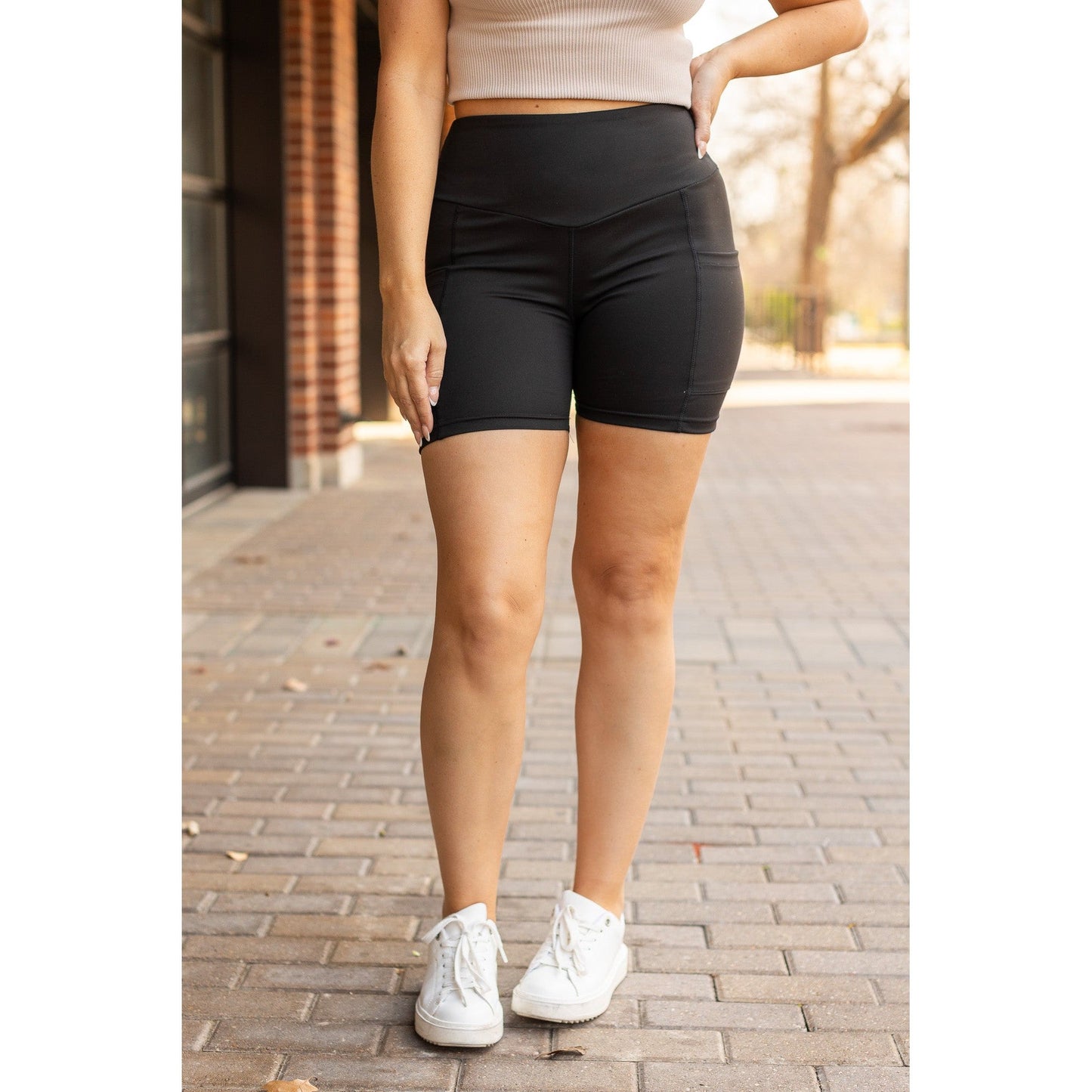 The Callie - Tummy Control Biker 5" Shorts