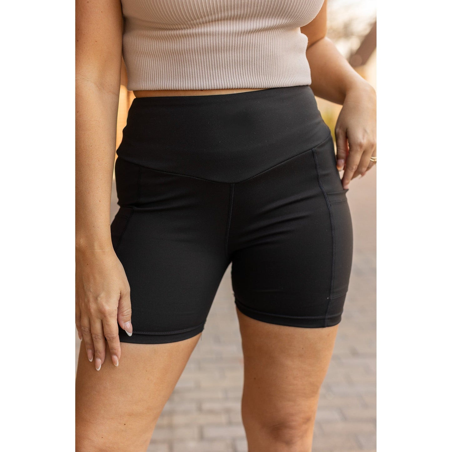 The Callie - Tummy Control Biker 5" Shorts