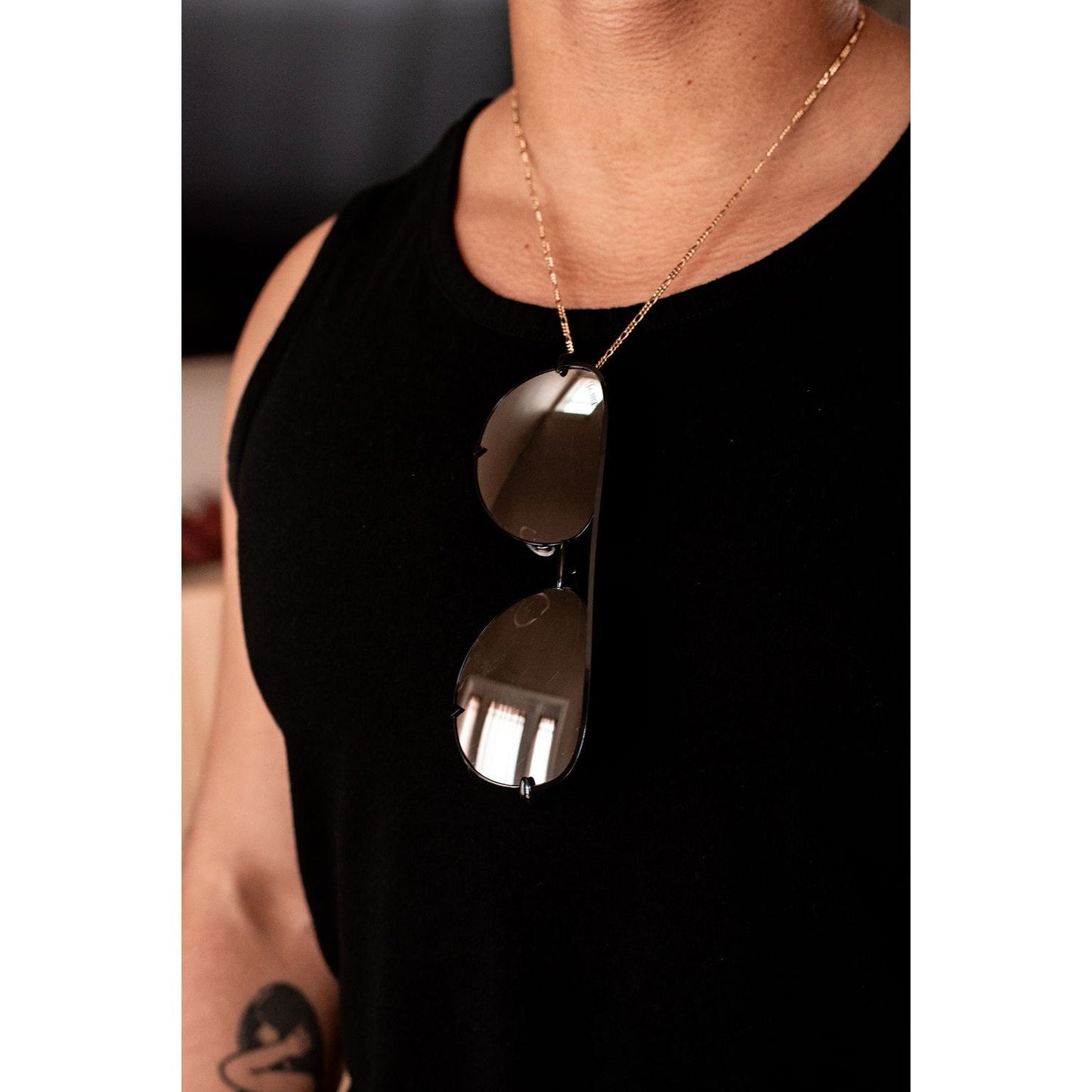 Ready to Ship | The Alex Black/Silver - High Quality Unisex Aviator Sunglasses