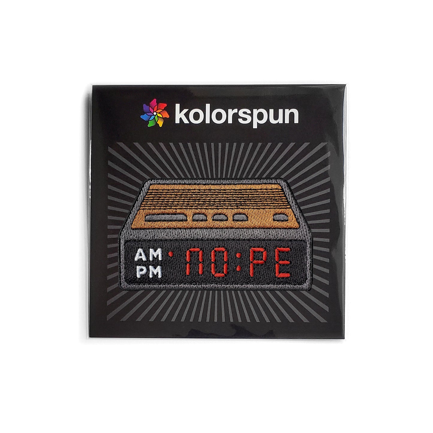 Nope Alarm Clock Patch