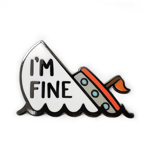 I'm Fine Boat Golf Ball Marker