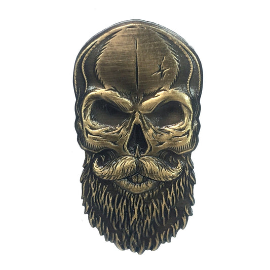 Beard Skull Golf Ball Marker