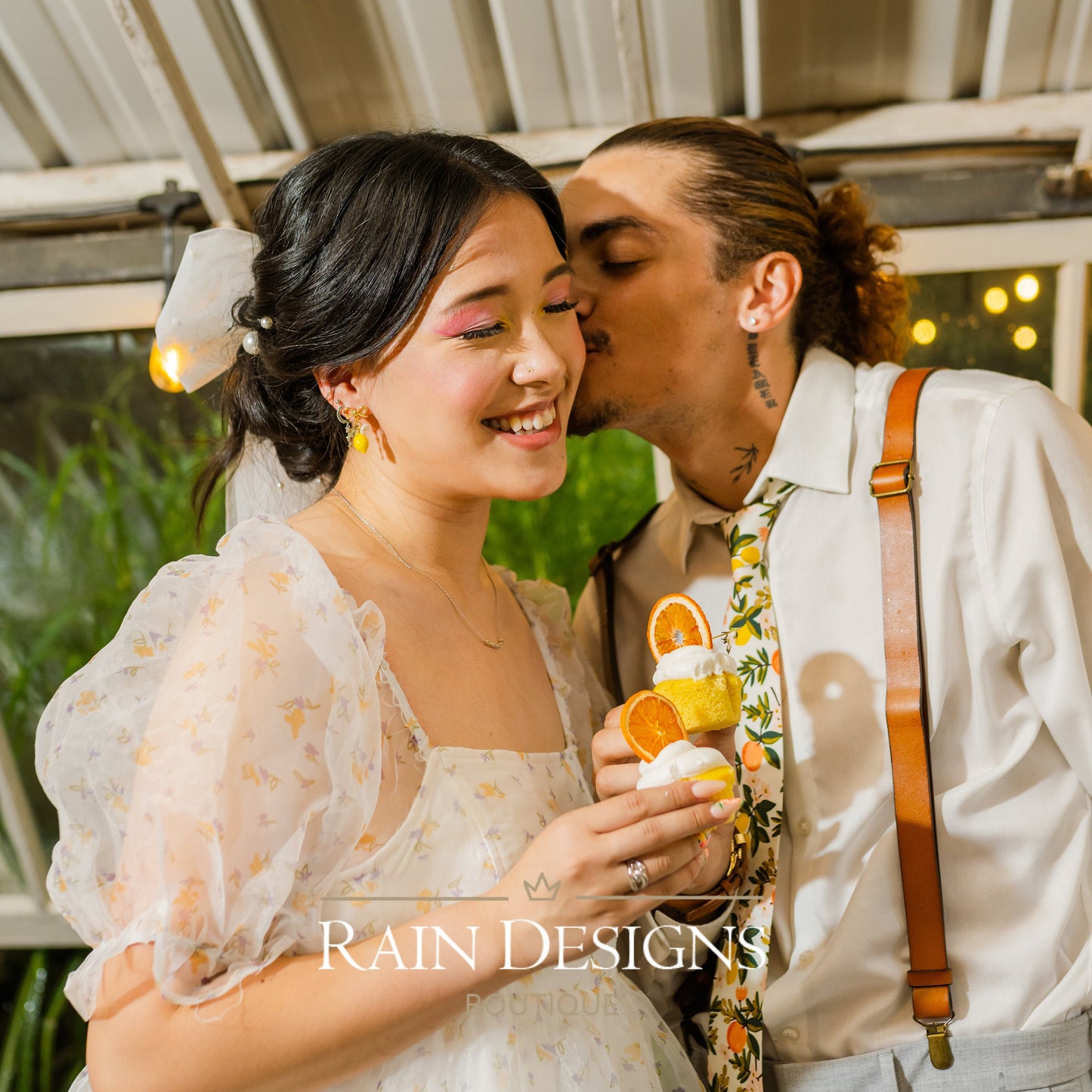 Lemon Fruit Earrings | Handmade Fruit Dangle Earrings | Citrus Lemon Earrings
