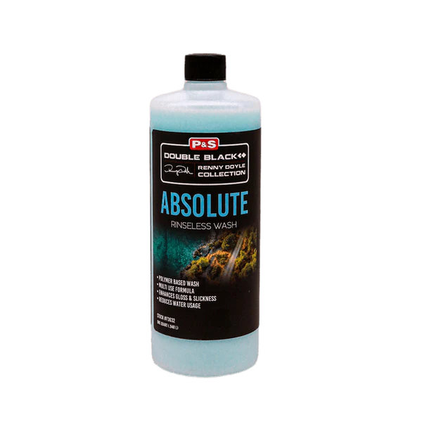 P&S Absolute Rinseless Wash – No-Rinse Wash for Paint, Interiors, and More 1 Quart