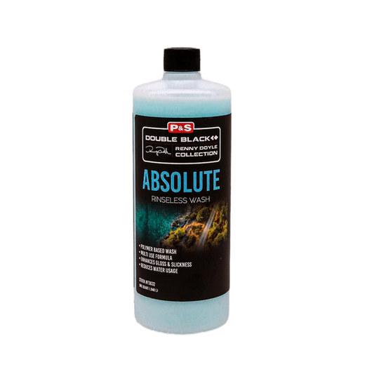 P&S Absolute Rinseless Wash – No-Rinse Wash for Paint, Interiors, and More 1 Quart