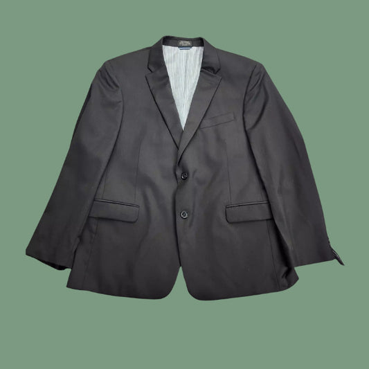 NWoT Tommy Hilfiger 100% Wool Mens Suit Jacket 44 Short Black Notch Lapel