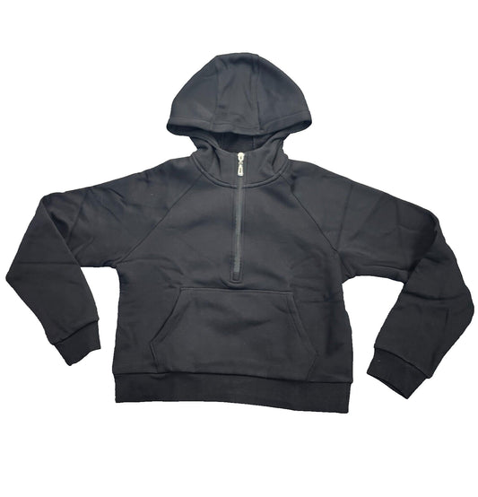 TACVASEN Half Zip Long Sleeve Pullover Hooded Sweatshirt Small