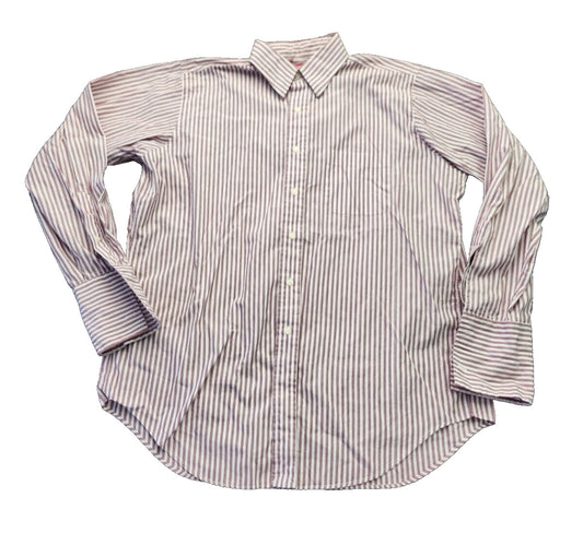 Brooks Brothers 100% cotton size 16.5 red and white candystripe