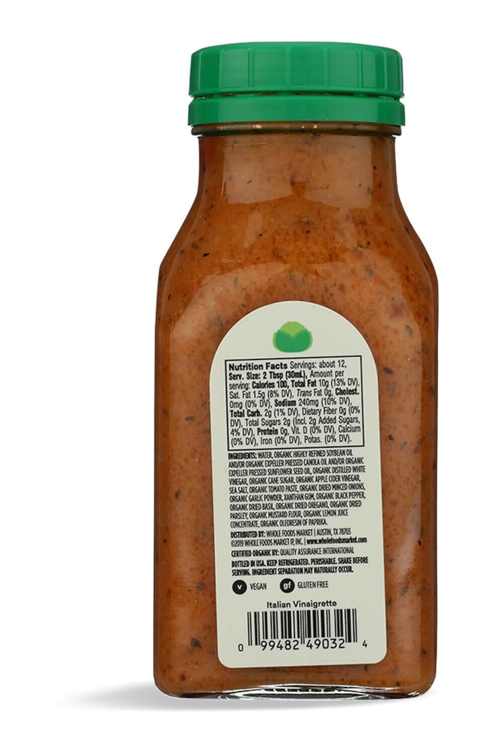 365 by Whole Foods Market, Vinaigrette Italian Organic, 12 Fl Oz (3 Pack)