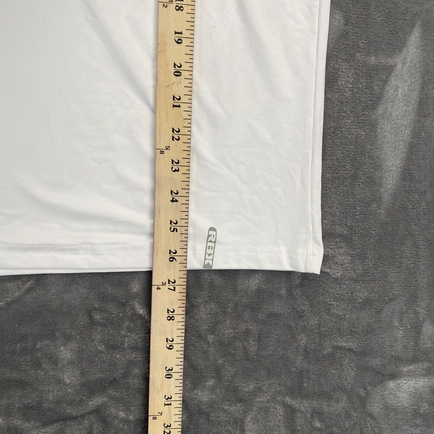RBX Mens Ultra Soft Short Sleeve Sleepwear T-Shirt M White V Neck