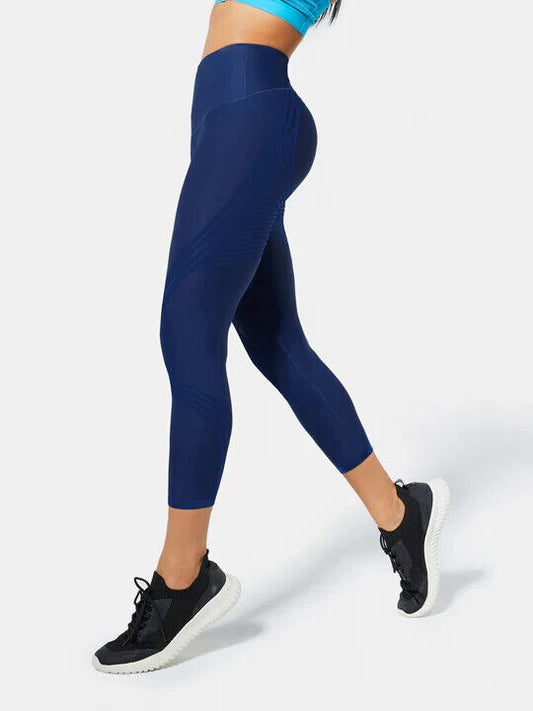 Fanka Navy Medium Lift and Curve 7/8 Leggings (Reversible Wear)