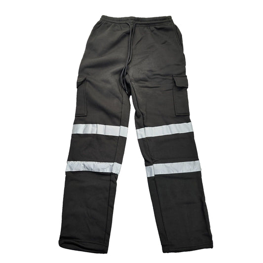 Mens Sweatpants Reflective Safe Work Pants Fall Long XL