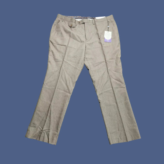 Tayion By Montee Holland Mens Classic-Fit Wool-Blend Dress Pants 42W x 30L