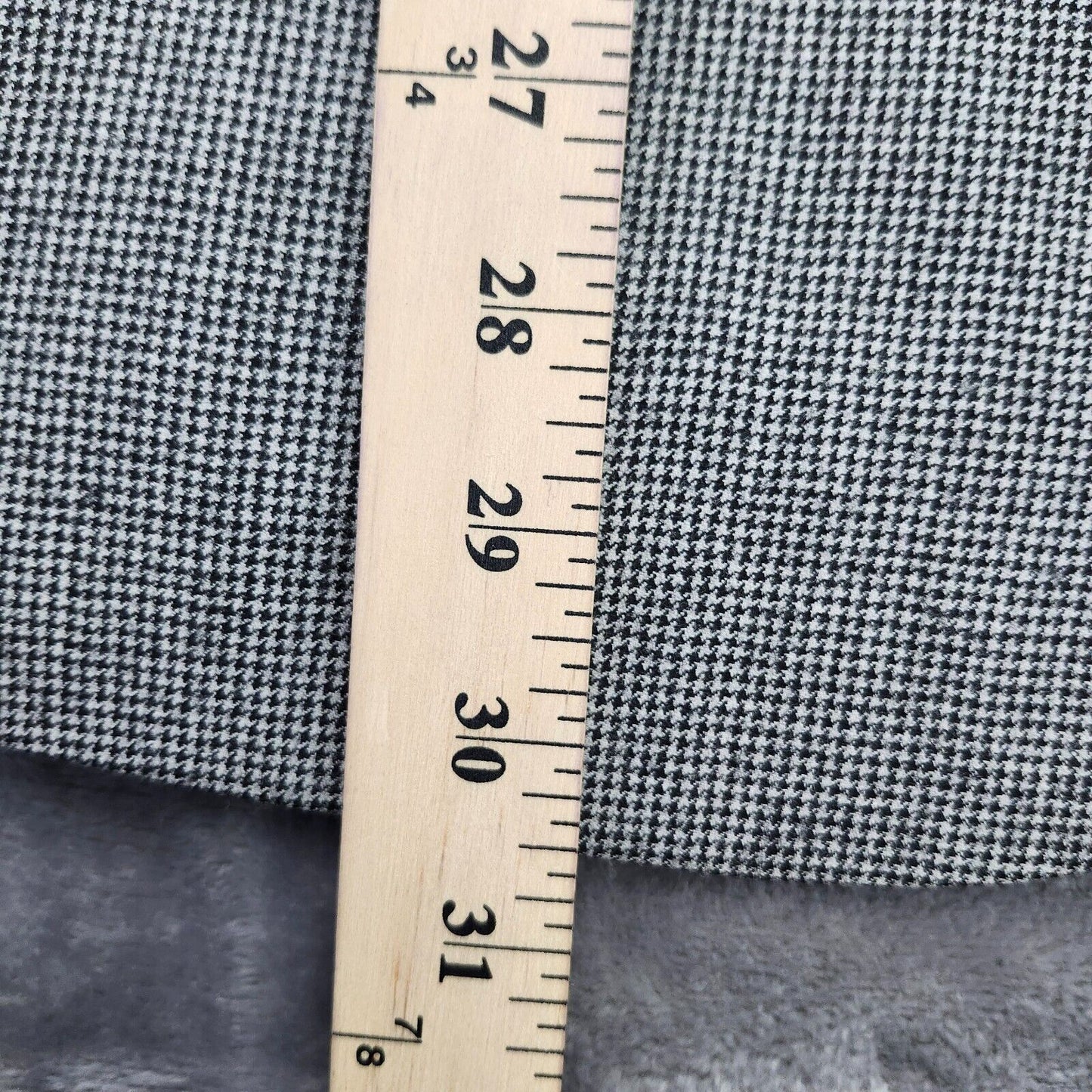 Lauren Ralph Lauren Classic-Fit Wool Suit Jacket Black/White Houndstooth 40R NWT