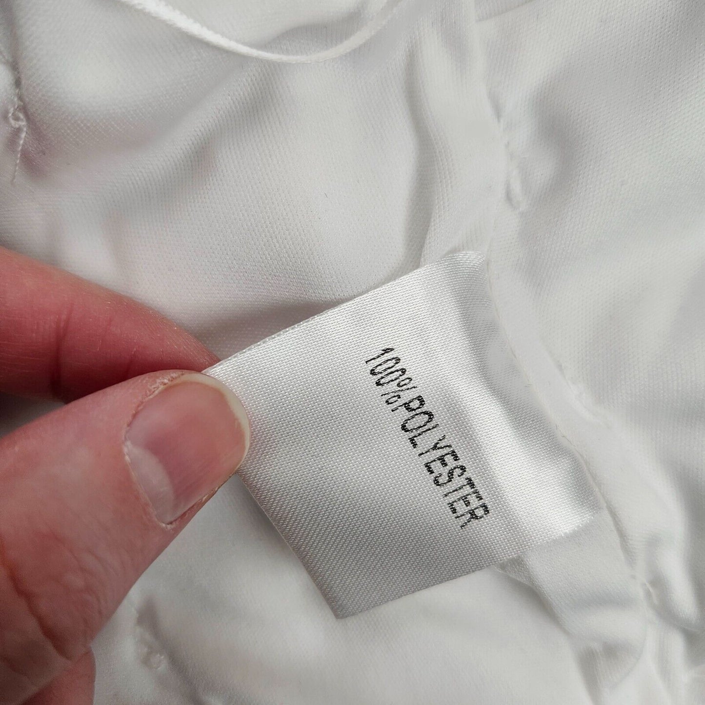 Finesse Womens Faux Fur White Tube Top size 3XL