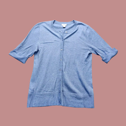 Eddie Bower knit button up Cardigan womens Size TL