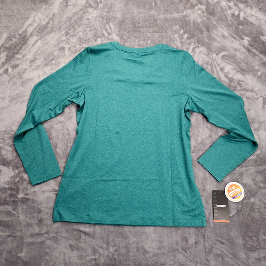 TACVASEN Womens UPF 50+ Sun Protection V Neck Long Sleeve Quick Dry Top Medium