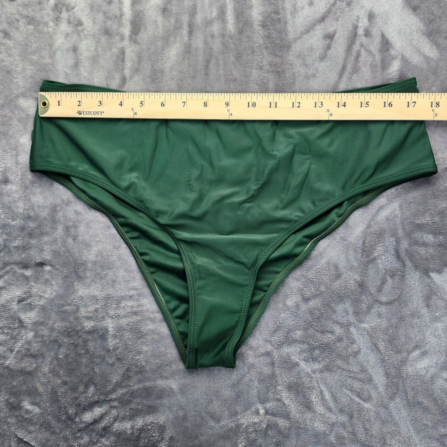 Womens Swimsuit Shorts Backless Two Piece Beach Wear Green 3XL