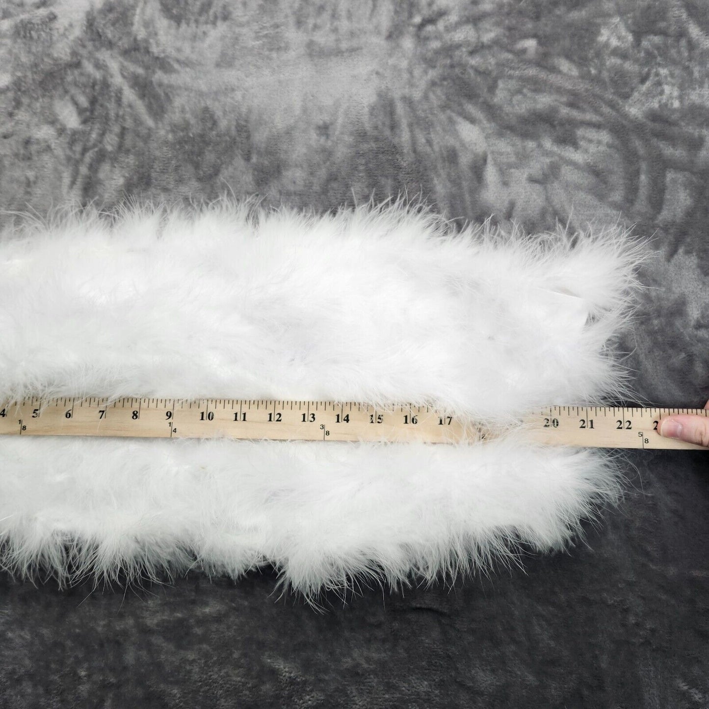 Finesse Womens Faux Fur White Tube Top size 3XL