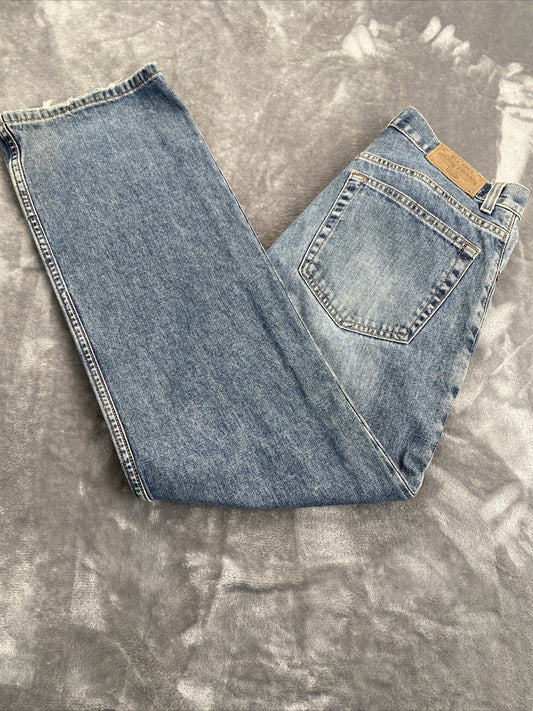 Old Navy Mens Y2K Famous Bootcut Jeans Size 30 x 30 100% Cotton