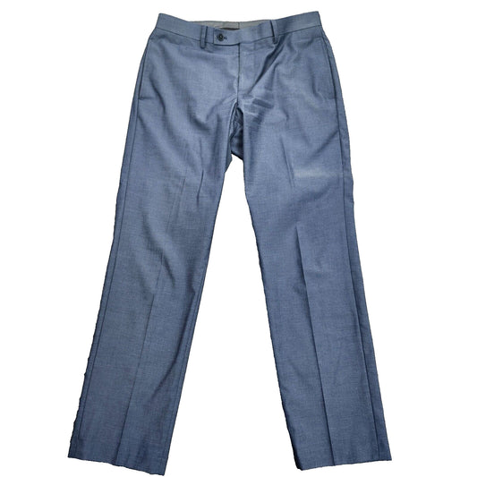 Calvin Klein Mens Dress Pants Blue Trousers P 32W x 30L