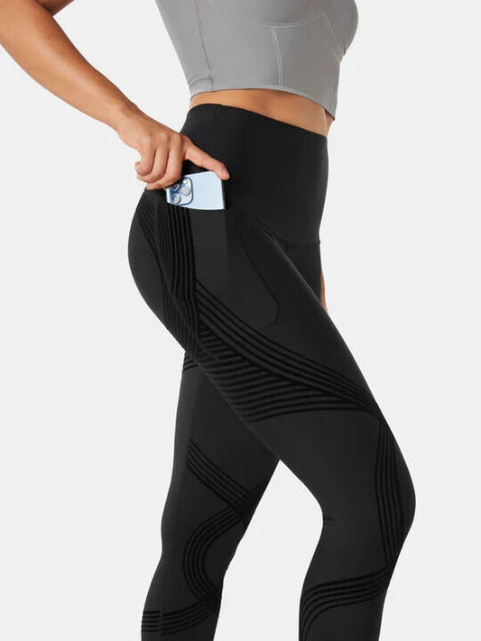 Fanka Body Sculpt Lift n Curve Leggings (with Pockets) Black Medium