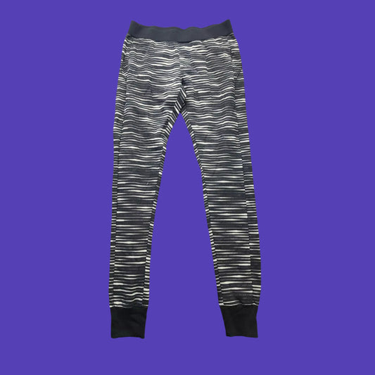 NWT Bench Urban Wear Womens Yoga pants Size Small Black Stripes