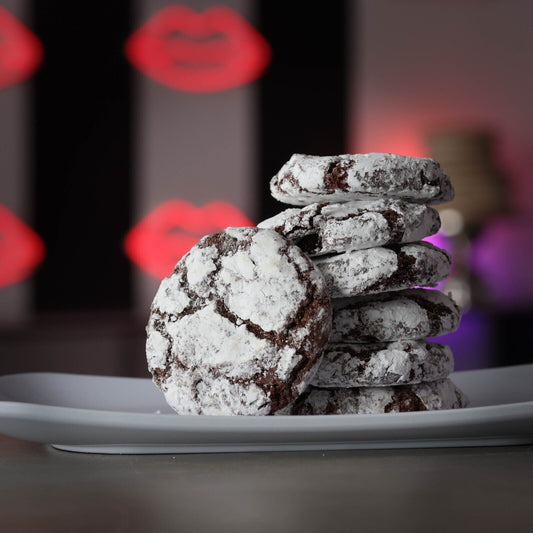 Chocolate Crinkle Cookies Bakery Fresh Gourmet Soft Delicious Cookies 12 Cookies