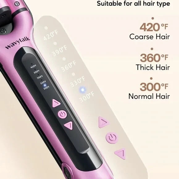 Wavytalk Hair Waver 3 Barrel Deep Hair Crimper Purple