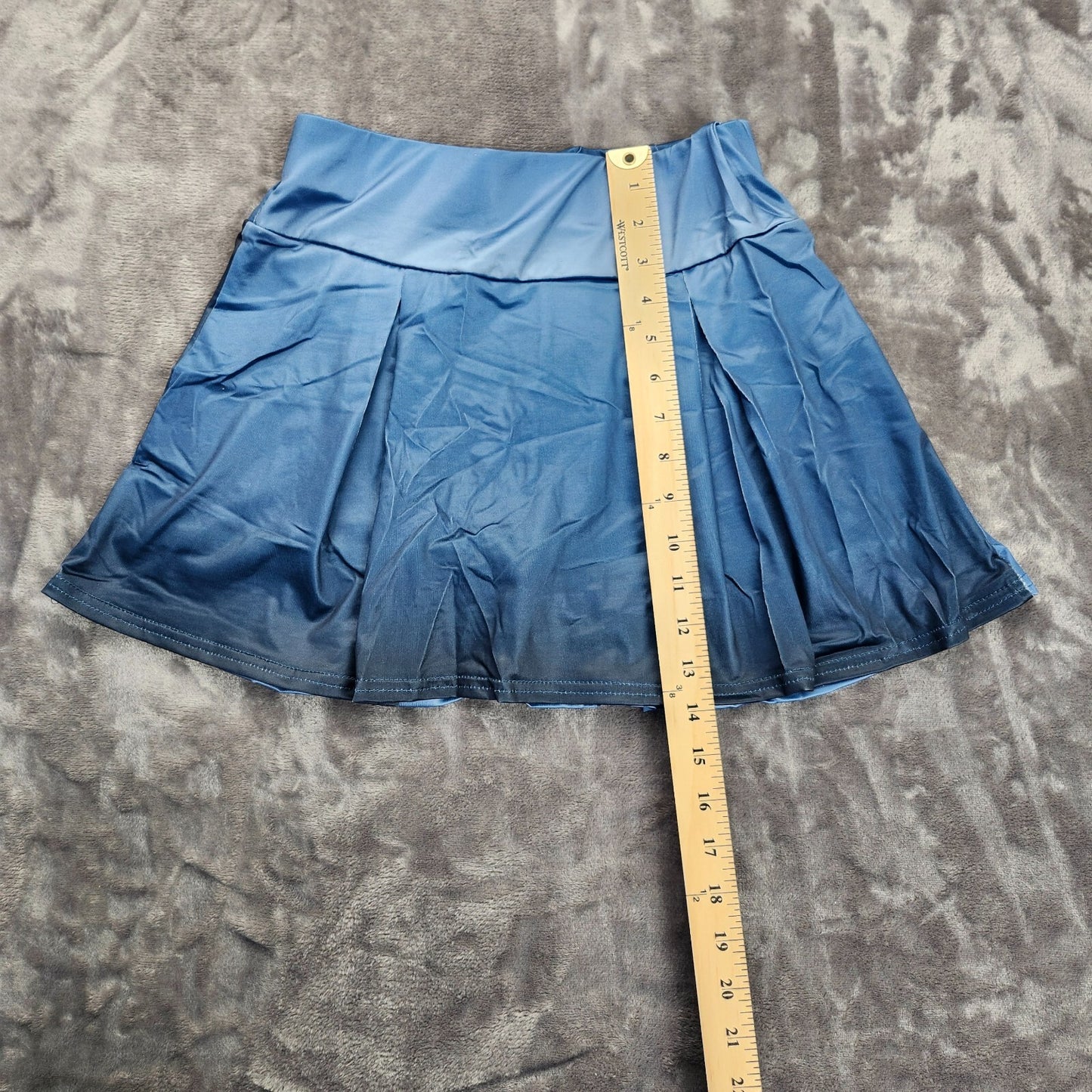 Womens Athletic Stretchy Elastic Waist Gradient Tennis Yoga Size Medium
