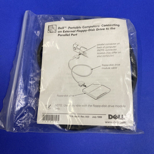 DELL External Floppy Disk Drive Cable to parallel port  PN 96630