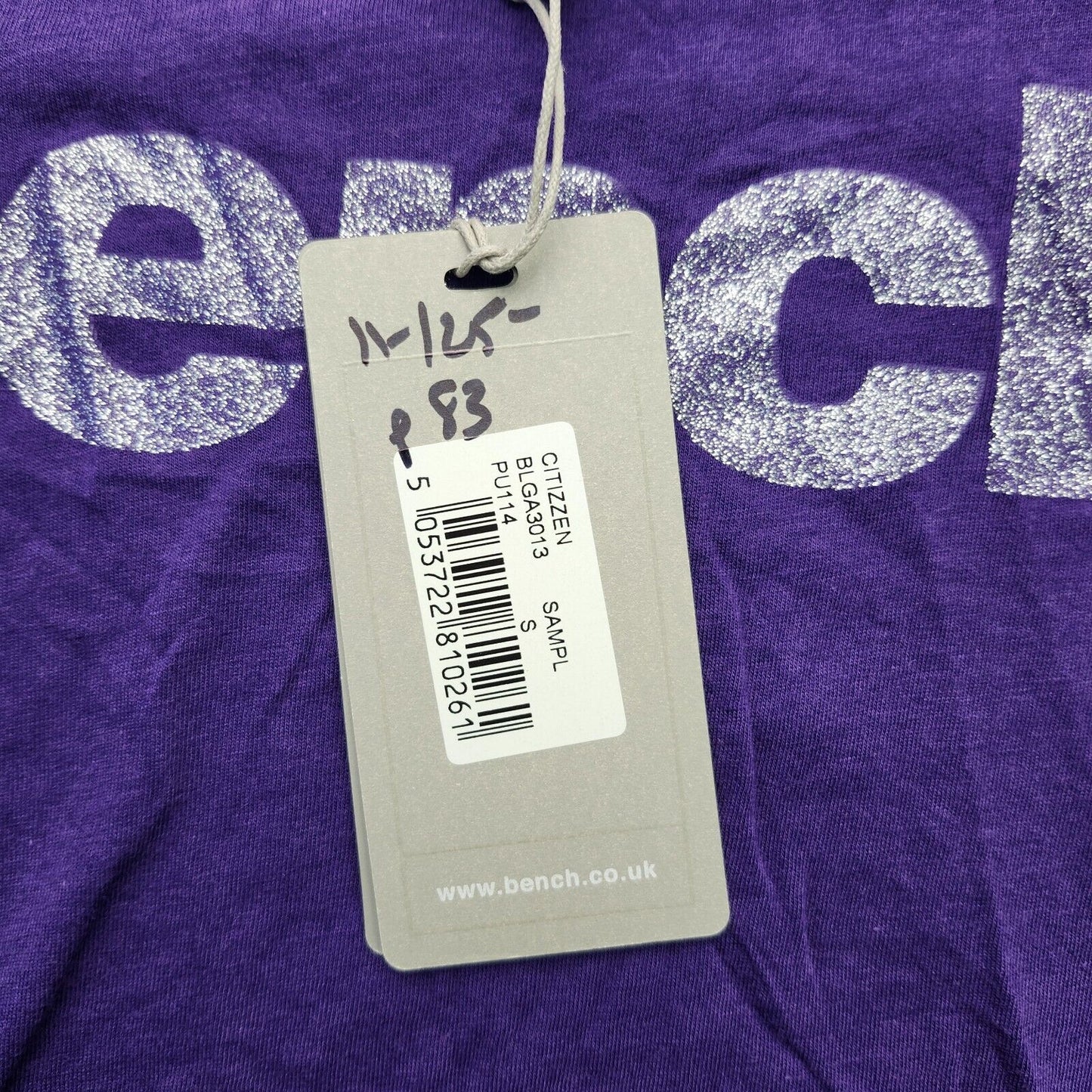 Bench Urban Wear Womens T-Shirt Size Small Blue