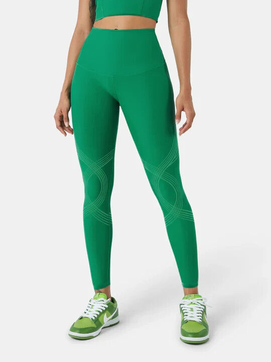 Fanka Body Sculpt Lift n Curve Leggings (Reversible Wear) Oasis Green Small