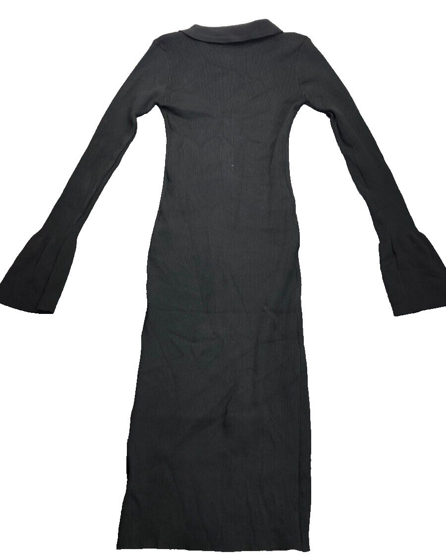 Cupshe Womens Button Down Knit Long Sleeve Sweater Dress size Small