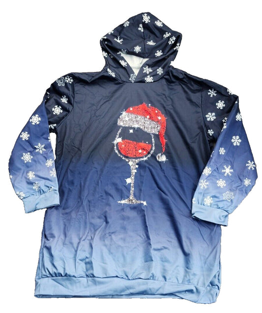 Women's Christmas Sweatshirt Dresse Long Sleeve Pullover 2XL