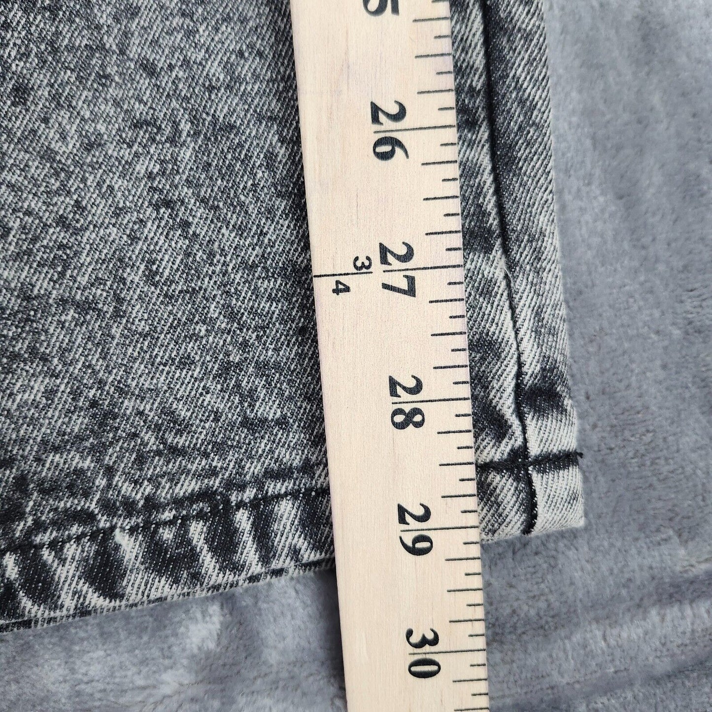 NWoT Finesse Womens High-Waisted Straight Leg Black Cargo Jeans Sz Medium
