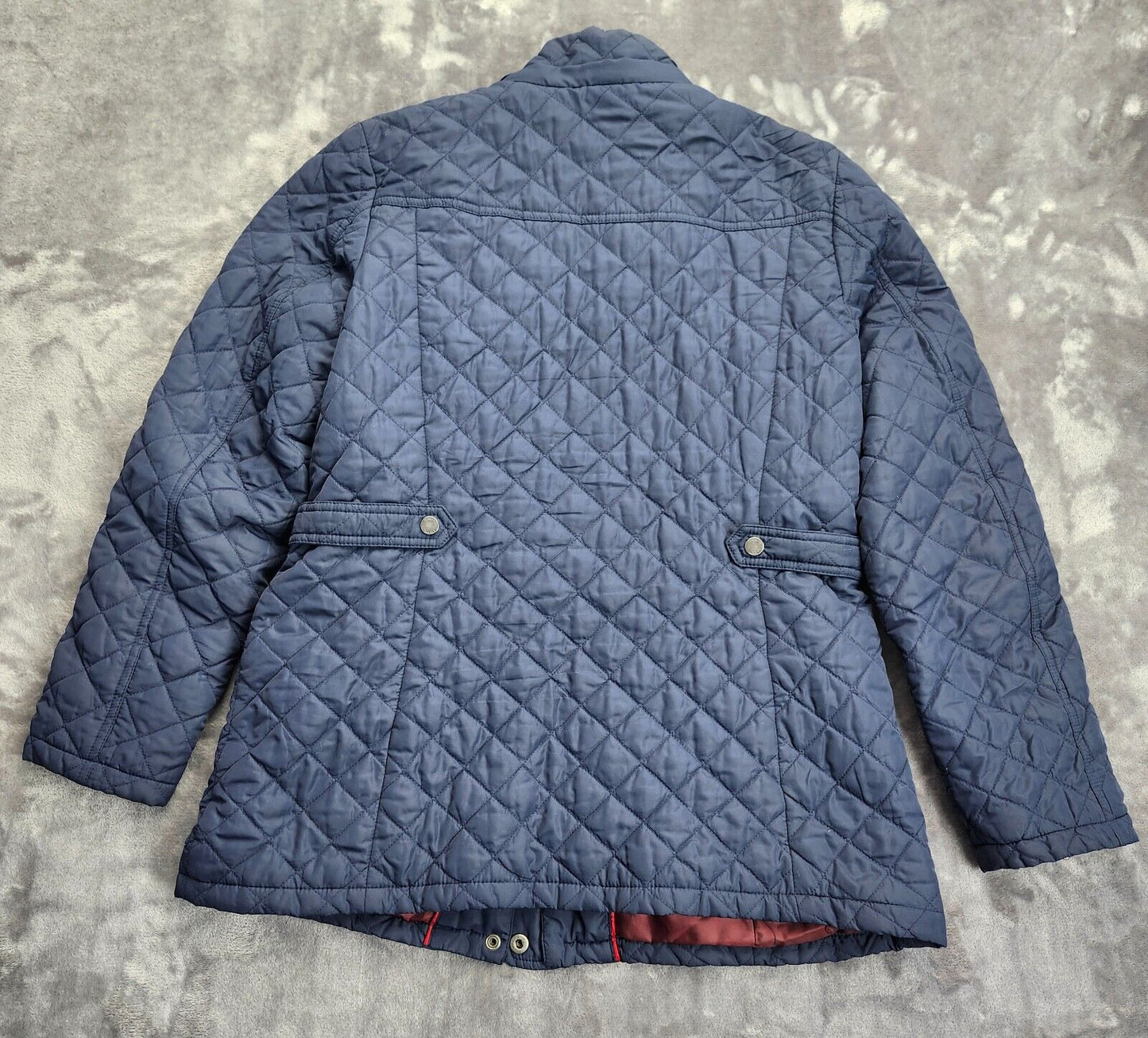 Tommy Hilfiger Quilted Zip-Up Jacket Blue Size L