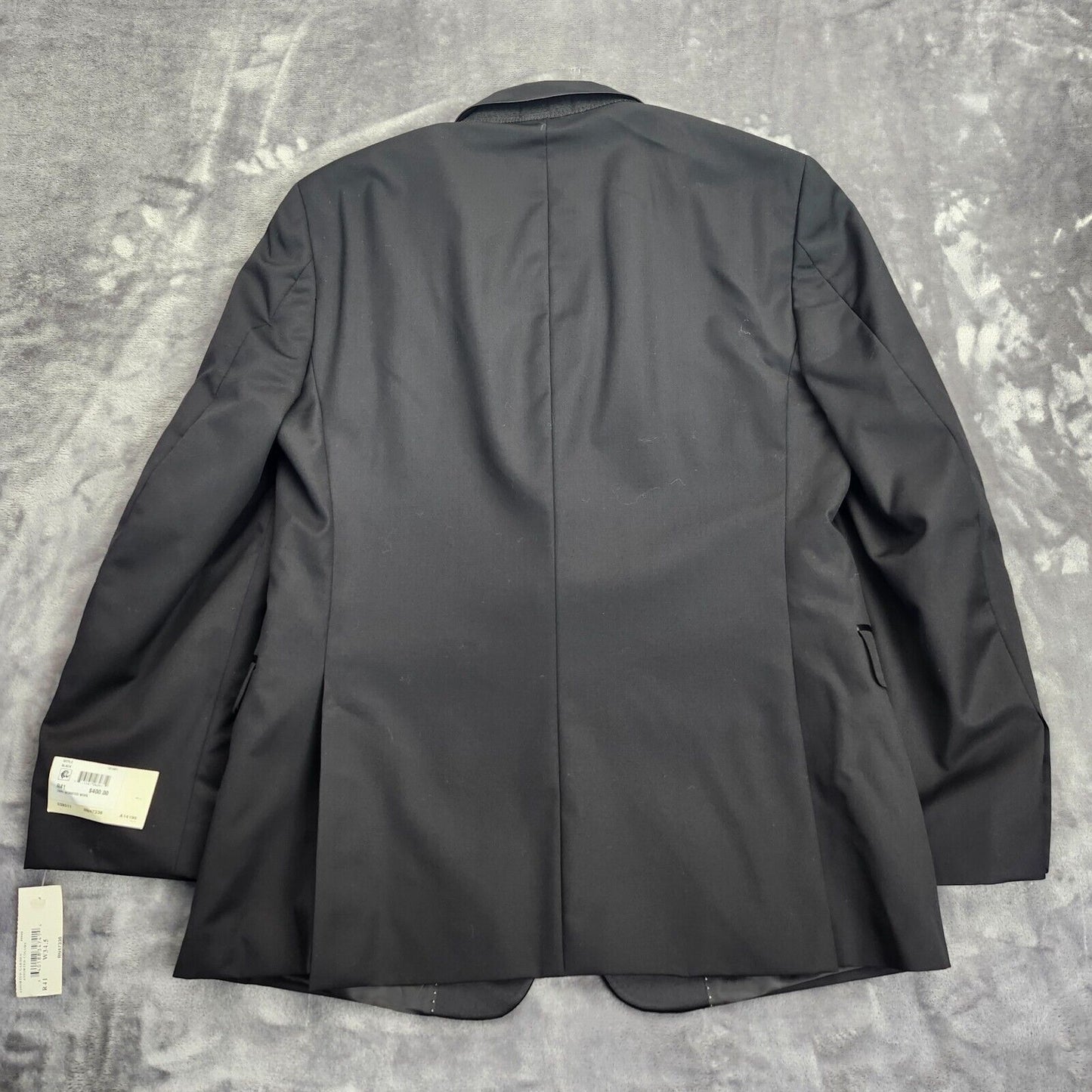Tommy Hilfiger Men's 100% Wool Doyle Black Tuxedo Jacket Size 41 Regular