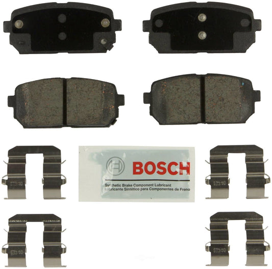 Disc Brake Pad Set-Blue Ceramic Brake Pads with Hardware fits 2007 Kia Rondo