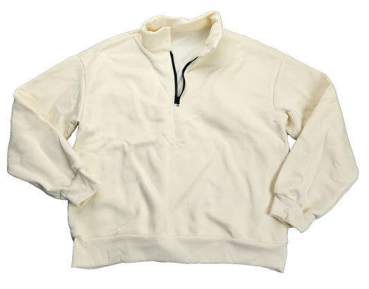 Men's Fashion Long Sleeve Half Zip Fleece Long Sleeve Sweatshirt Top 2XL