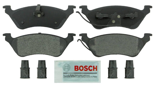 Disc Brake Pad Set-Blue Semi-Metallic Brake Pads with Hardware Bosch BE858H
