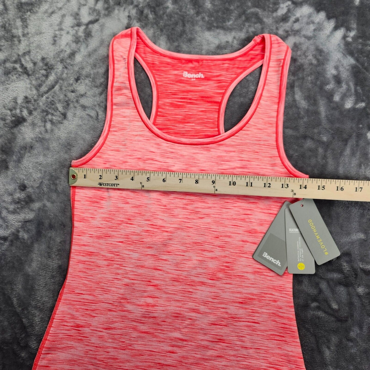 NWT Bench Urban Wear Womens Tank Top Racerback Pink Small