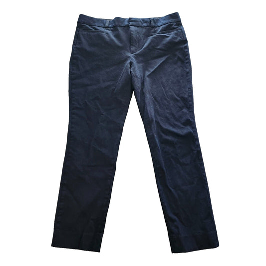 Banana Republic Womens Sloan Curvy Fit Crop Pants- Blue - Size 8