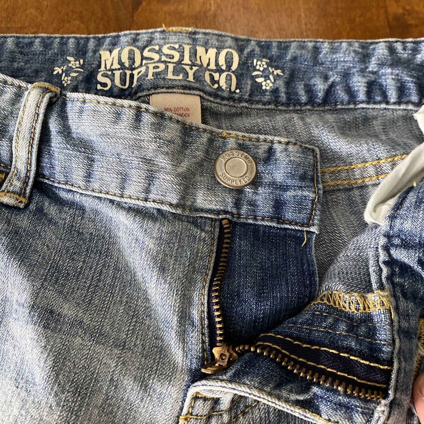 Mossimo Supply Co. Women's Blue Capri Jeans Size 9 Cuffed