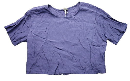 Bench Urban Wear Womens T-Shirt Size Crop Small Blue