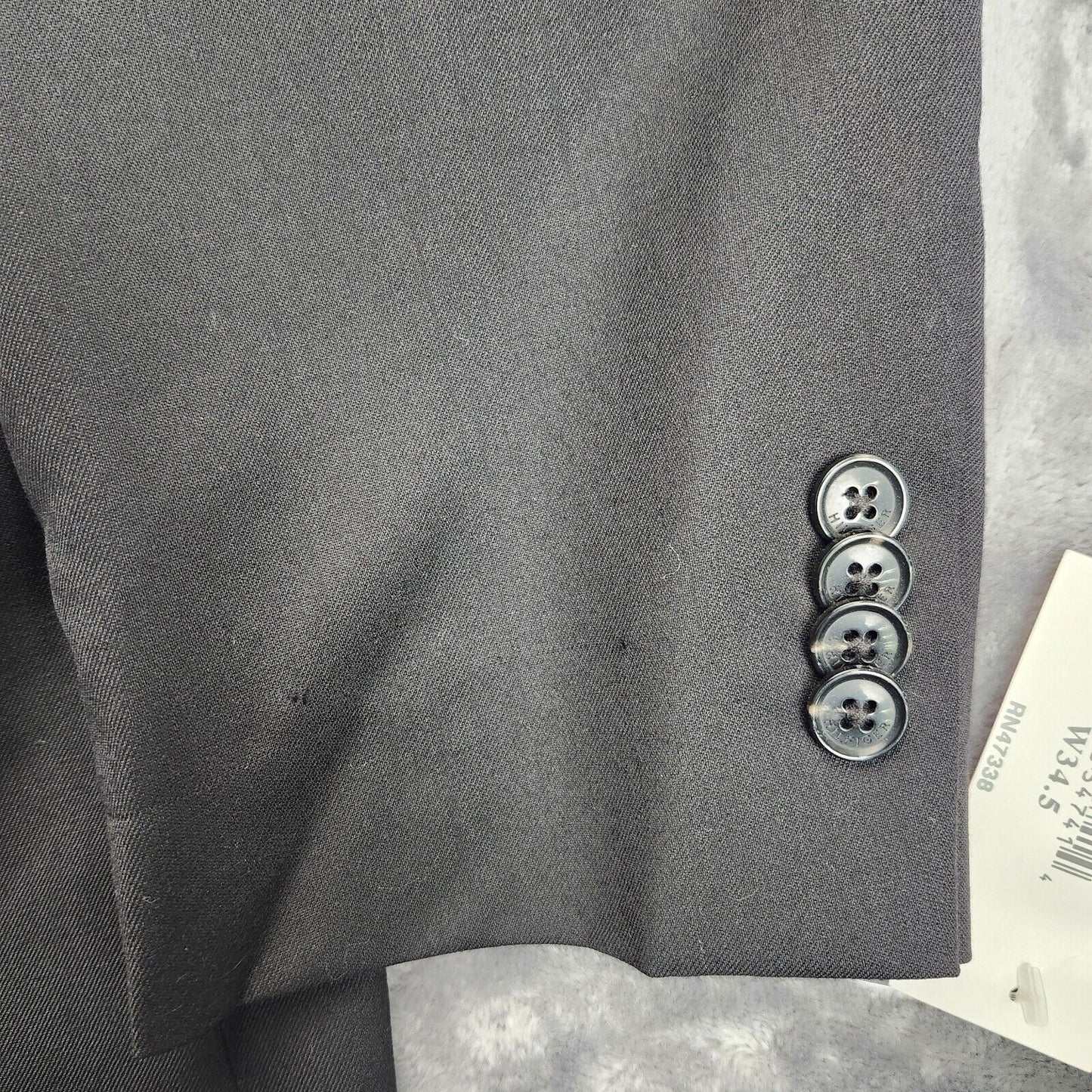 Tommy Hilfiger 100% Wool Suit Set Jacket Size 41 Regular, 30 Waist Pants
