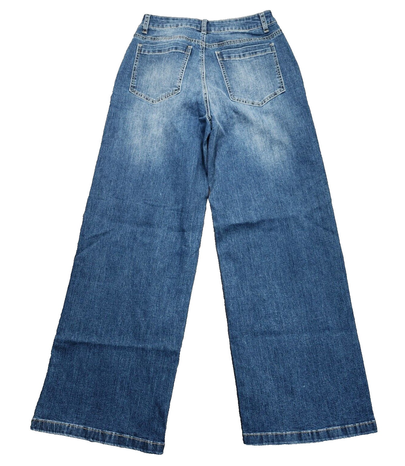 Flamingals Women's Wide Leg Jeans High Waist Vintage Style Pants Size M
