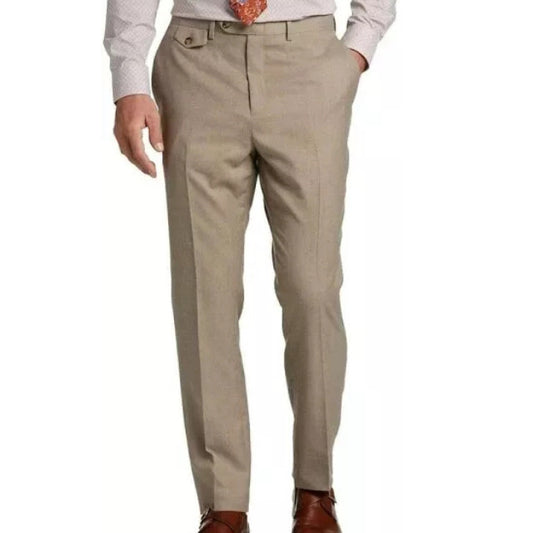 Tayion By Montee Holland Mens Classic-Fit Wool-Blend Dress Pants 38W x 34L